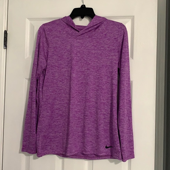 Nike DriFit Hooded Long Sleeve - Picture 1 of 3